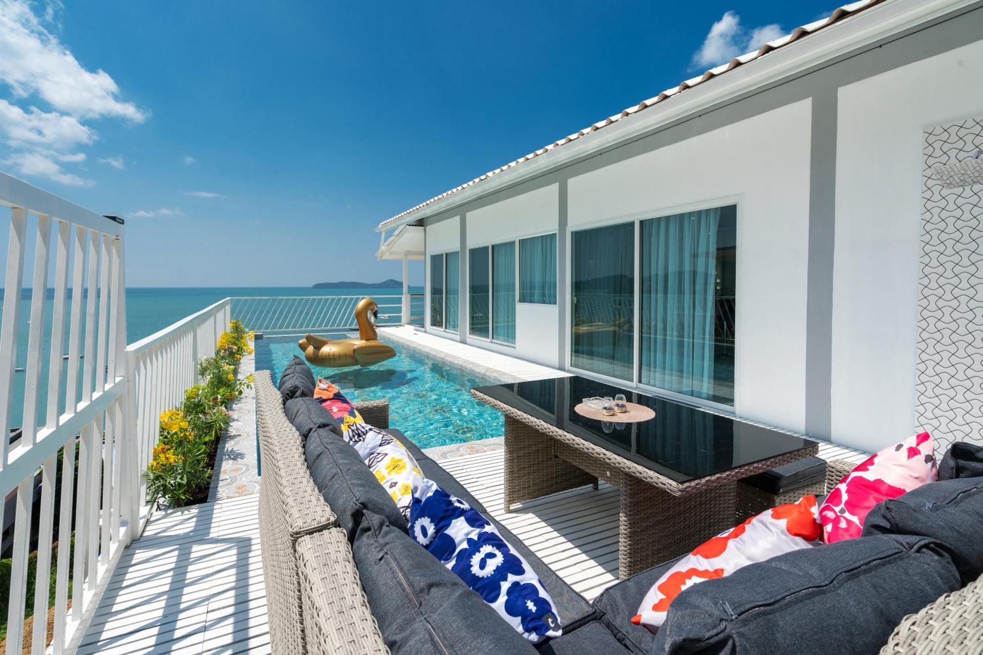 Mona Seaview Pool Villa Beach Front Aoyon Beach Ban Ao Makham Ngoại thất bức ảnh