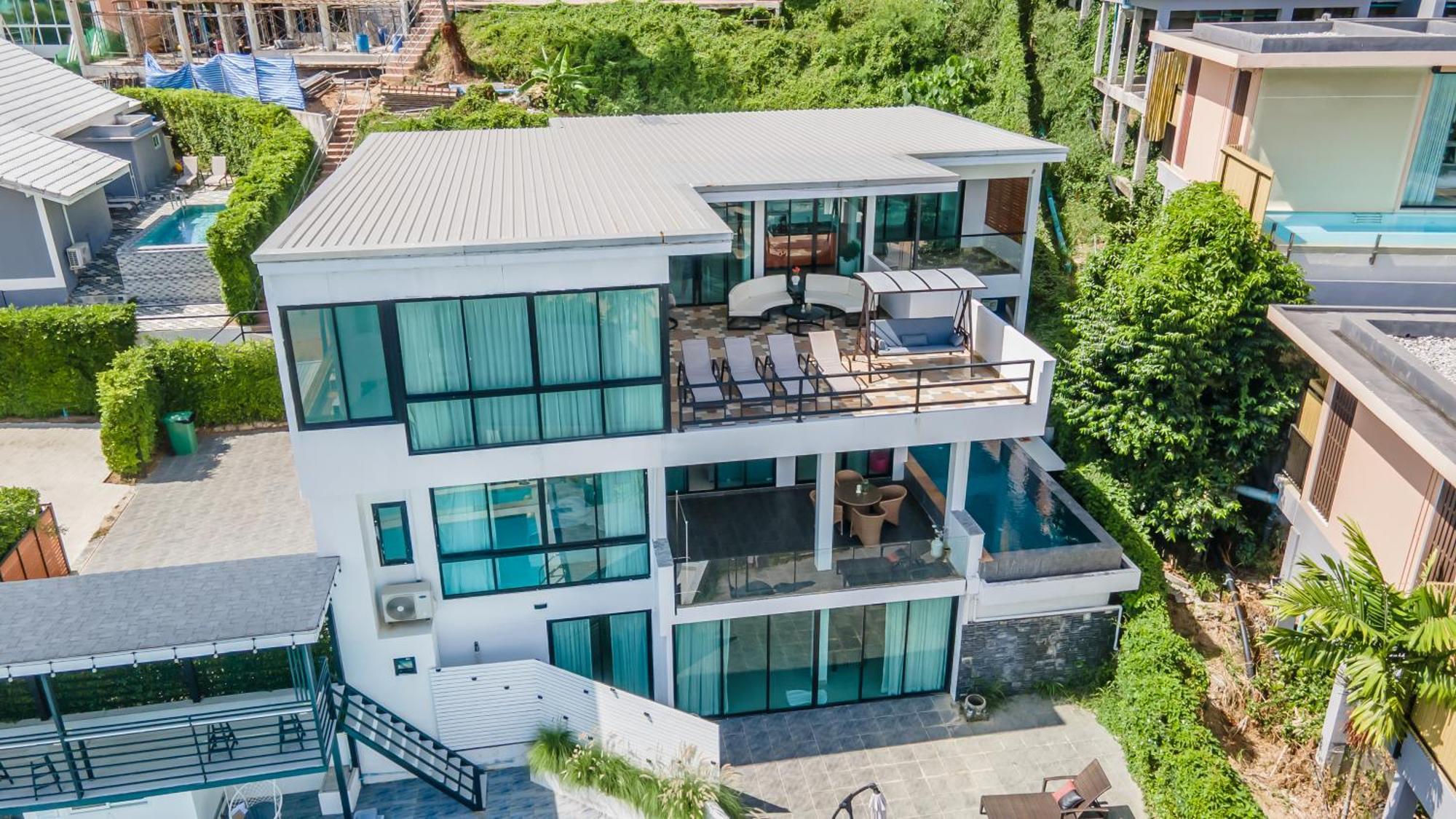 Mona Seaview Pool Villa Beach Front Aoyon Beach Ban Ao Makham Ngoại thất bức ảnh